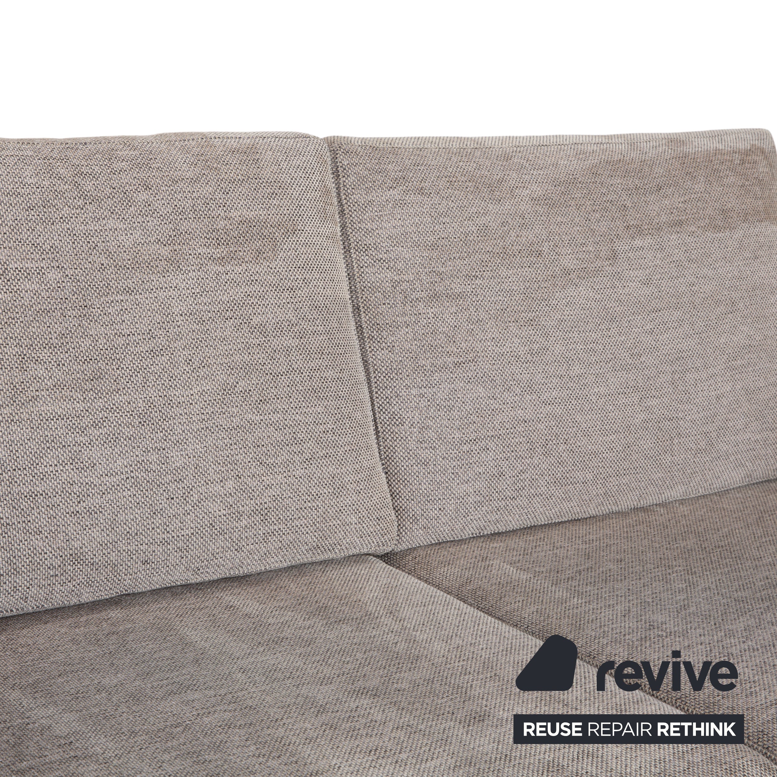 BoConcept Indivi Stoff Zweisitzer Grau Sofa Couch