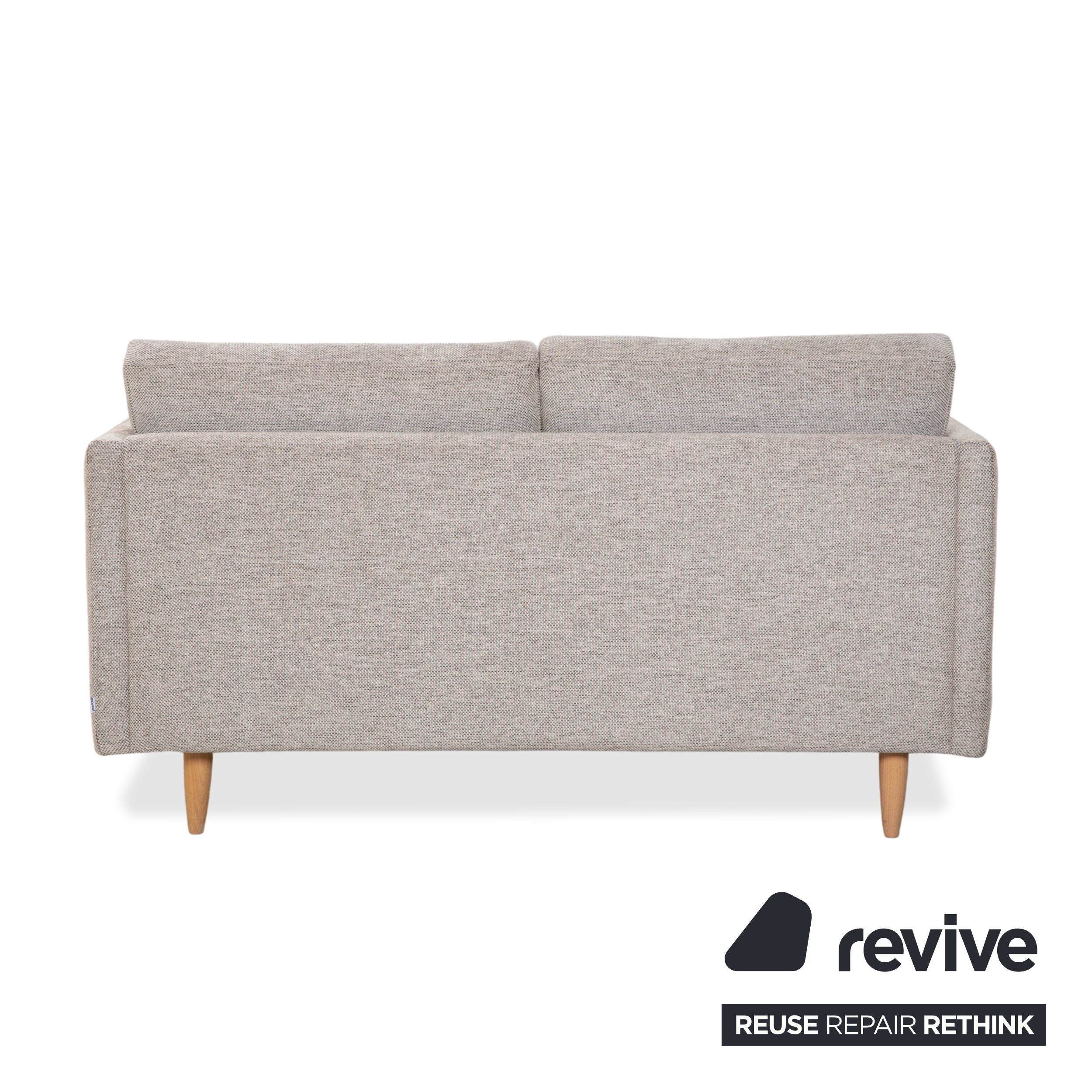 BoConcept Indivi Stoff Zweisitzer Grau Sofa Couch