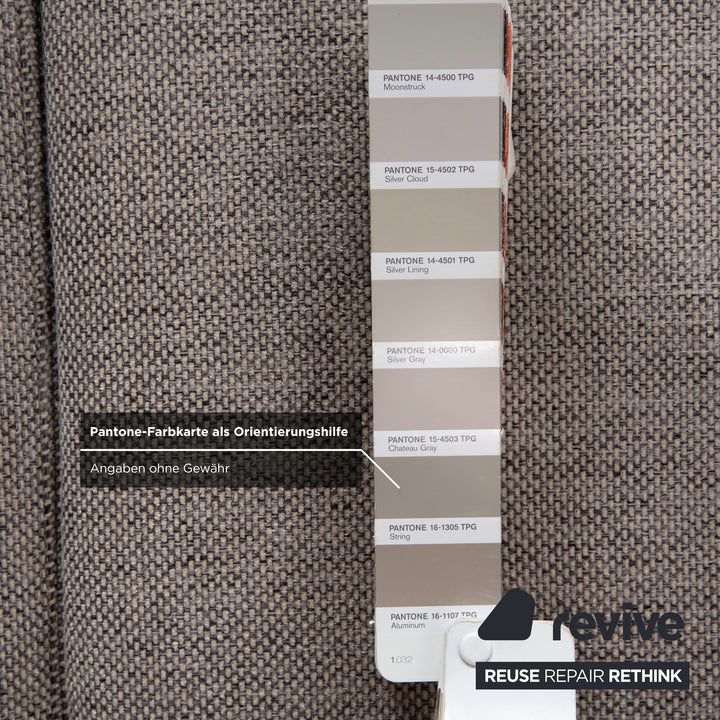 Canapé deux places en tissu gris BoConcept Indivi