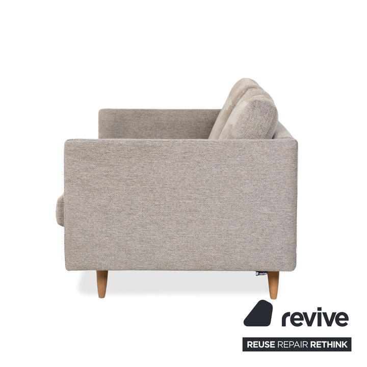 Canapé deux places en tissu gris BoConcept Indivi