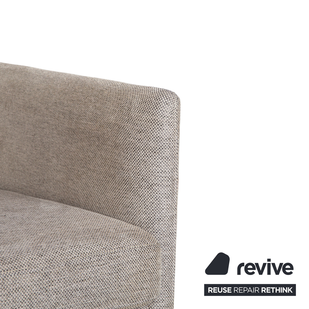 Canapé deux places en tissu gris BoConcept Indivi