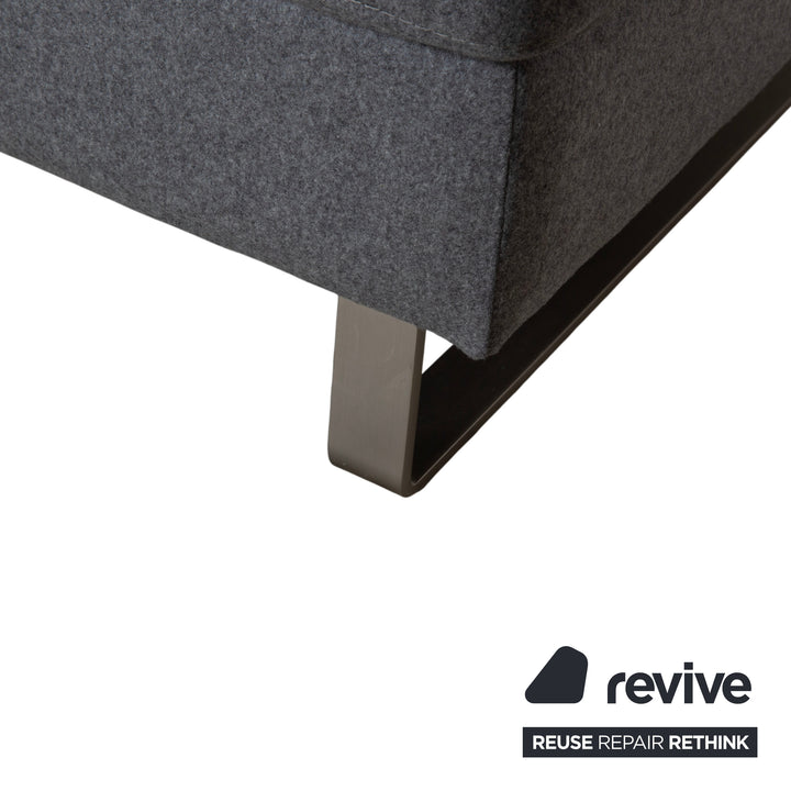 BoConcept Individi Stoff Grau Hocker