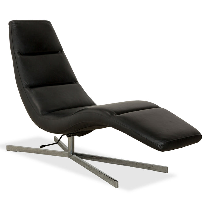 BoConcept Leder Liege Schwarz manuelle Funktion Relaxliege
