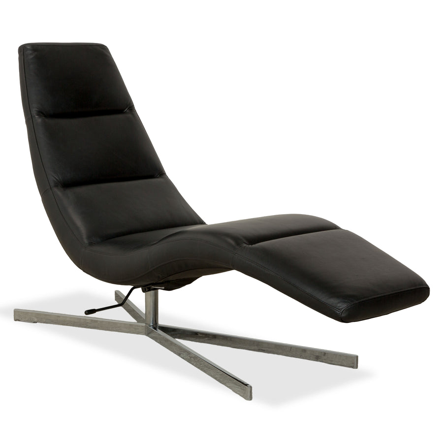 BoConcept Leder Liege Schwarz manuelle Funktion Relaxliege