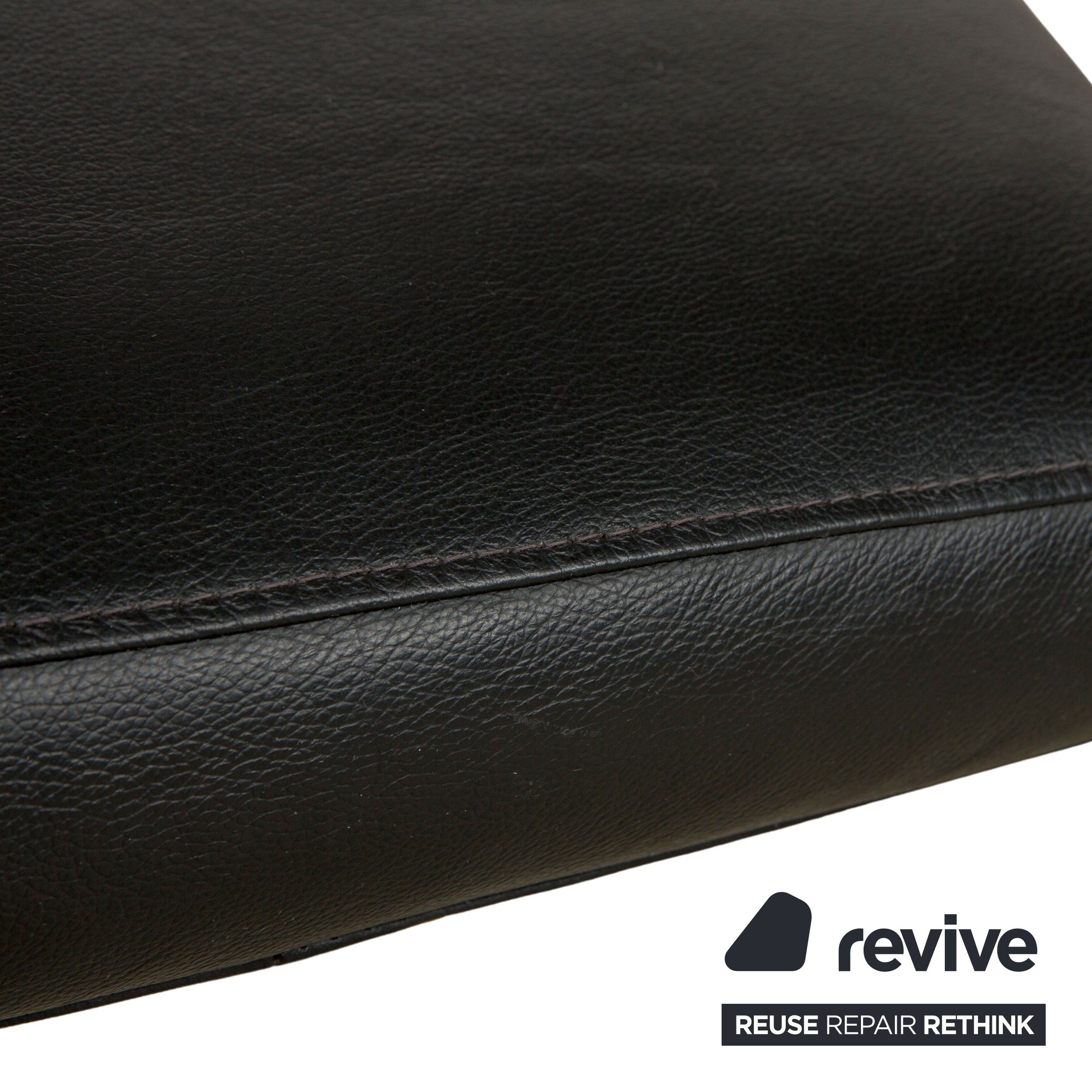 BoConcept Leder Liege Schwarz manuelle Funktion Relaxliege