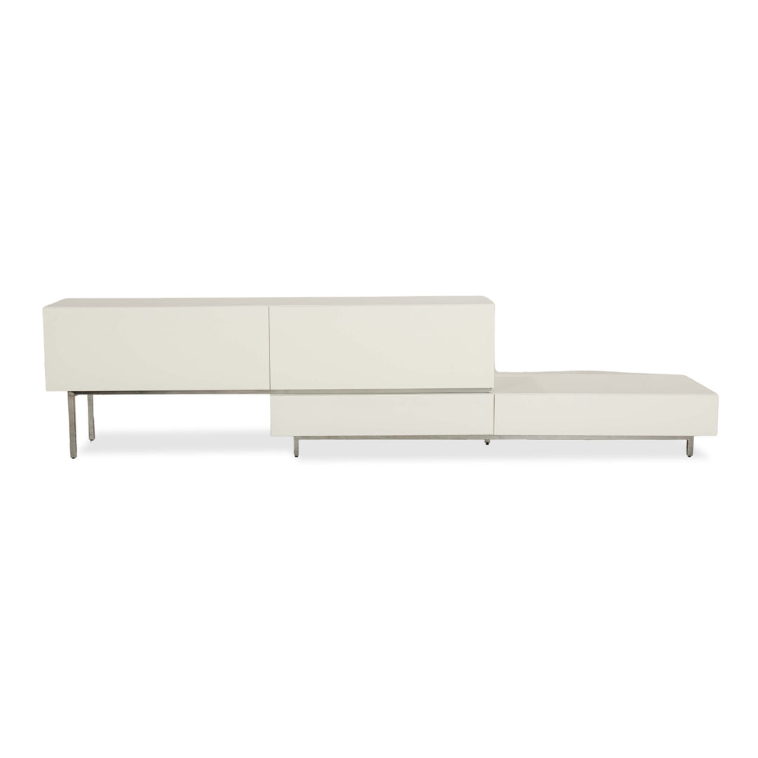 BoConcept Lugano Holz Sideboard Weiß Creme