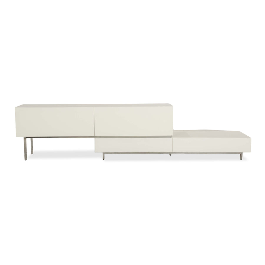 BoConcept Lugano Holz Sideboard Weiß Creme