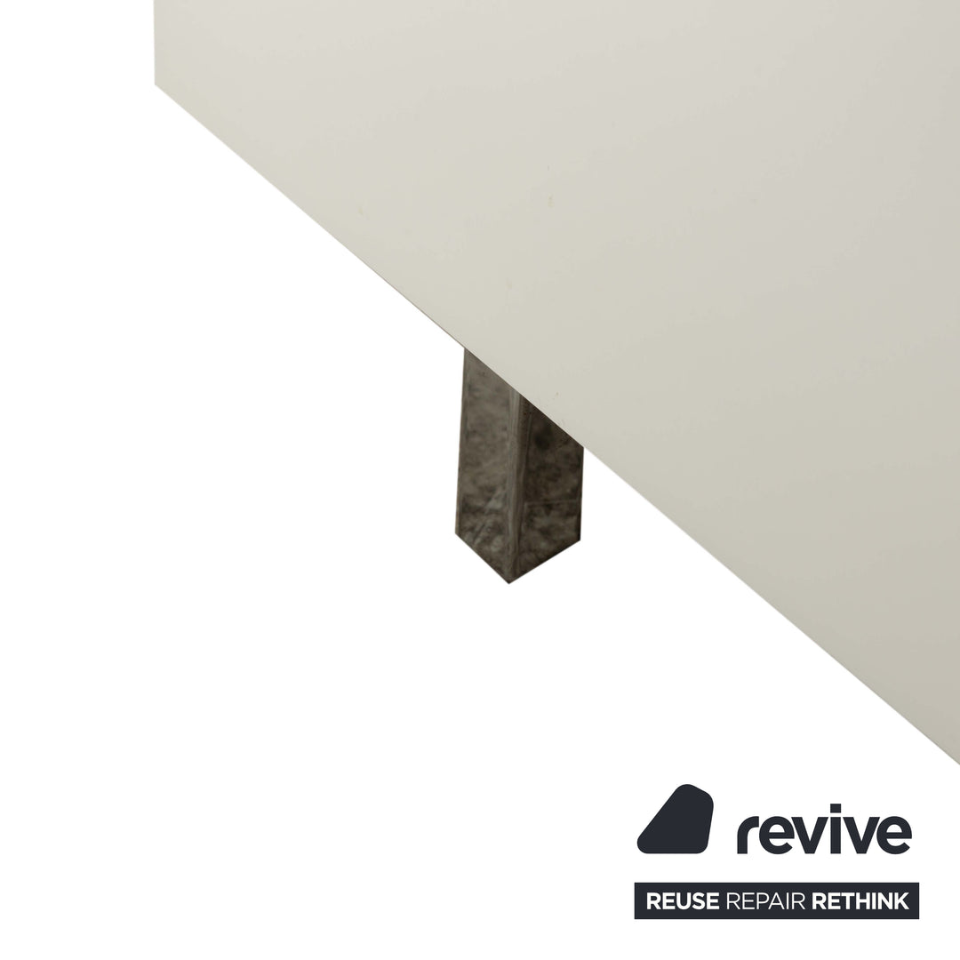 BoConcept Lugano Holz Sideboard Weiß Creme