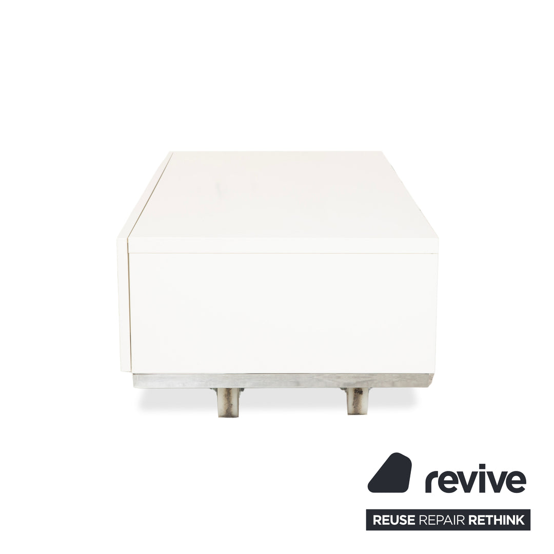 BoConcept Lugano Holz Sideboard Weiß Creme