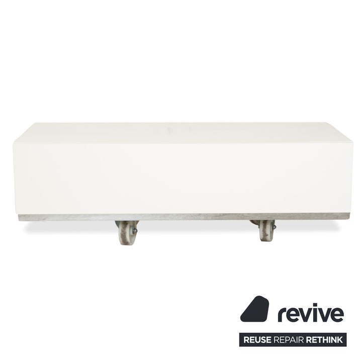 BoConcept Lugano Holz Sideboard Weiß Creme