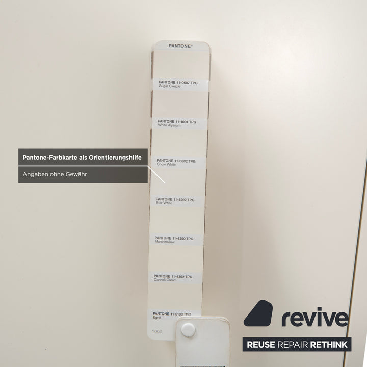 BoConcept Lugano Holz Sideboard Weiß Creme