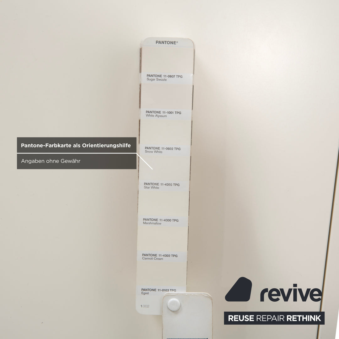 BoConcept Lugano Holz Sideboard Weiß Creme