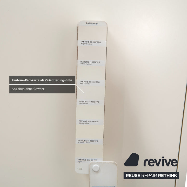 BoConcept Lugano wooden sideboard white cream