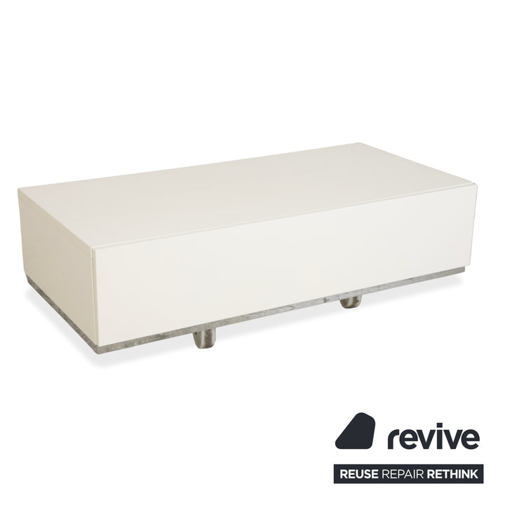 BoConcept Lugano Holz Sideboard Weiß Creme