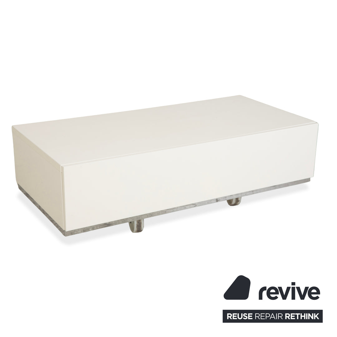BoConcept Lugano Holz Sideboard Weiß Creme