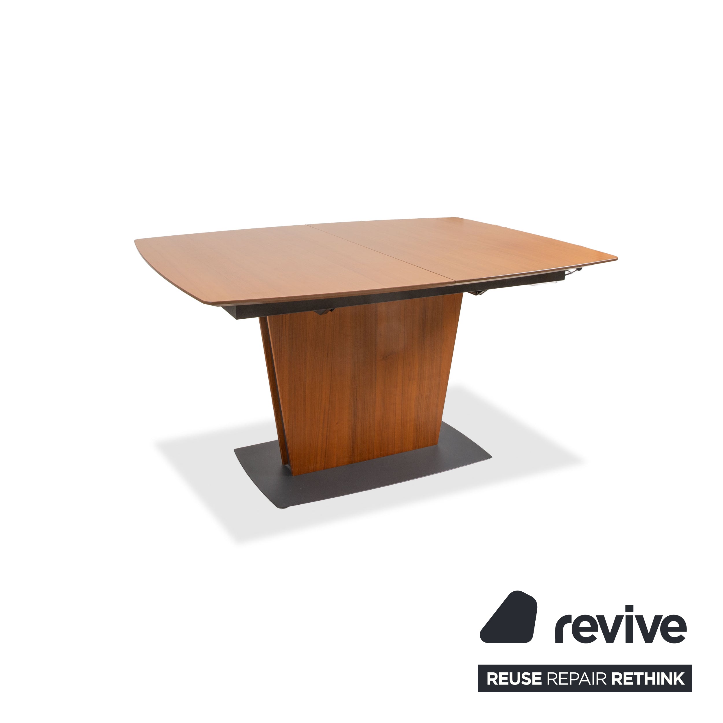 BoConcept Milano Holz Metall Esstisch Braun Schwarz Ausziehfunktion 140-190 x 90 cm