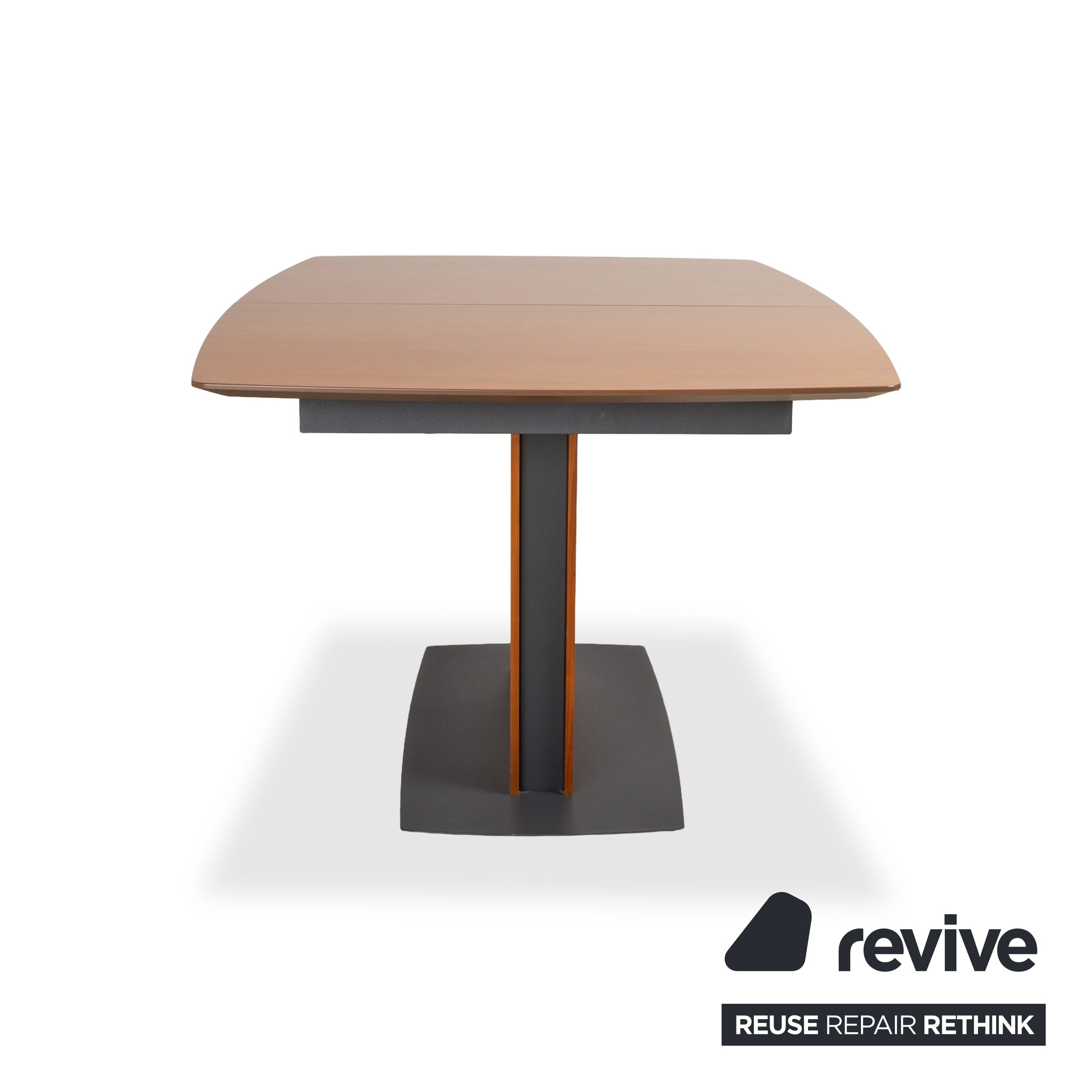 BoConcept Milano Holz Metall Esstisch Braun Schwarz Ausziehfunktion 140-190 x 90 cm