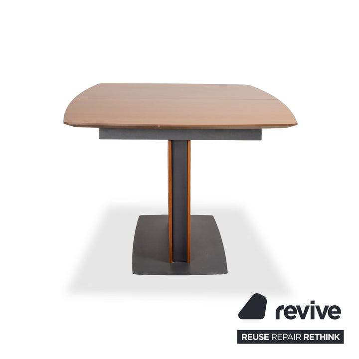 BoConcept Milano Wood Metal Dining Table Brown Black Extendable 140-190 x 90 cm