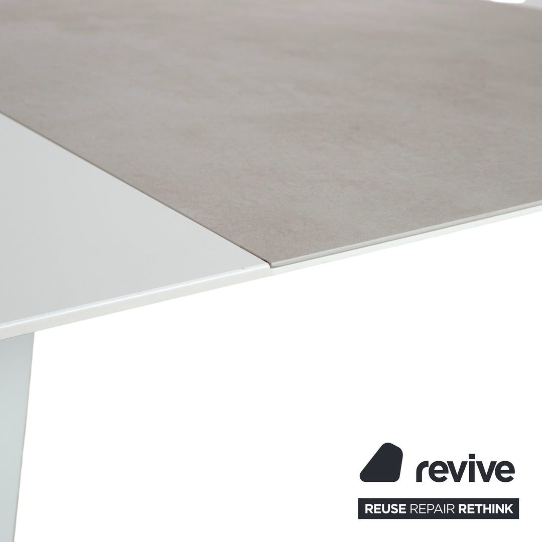 BoConcept Milano Metal Plastic Composite Grey White Extendable Function