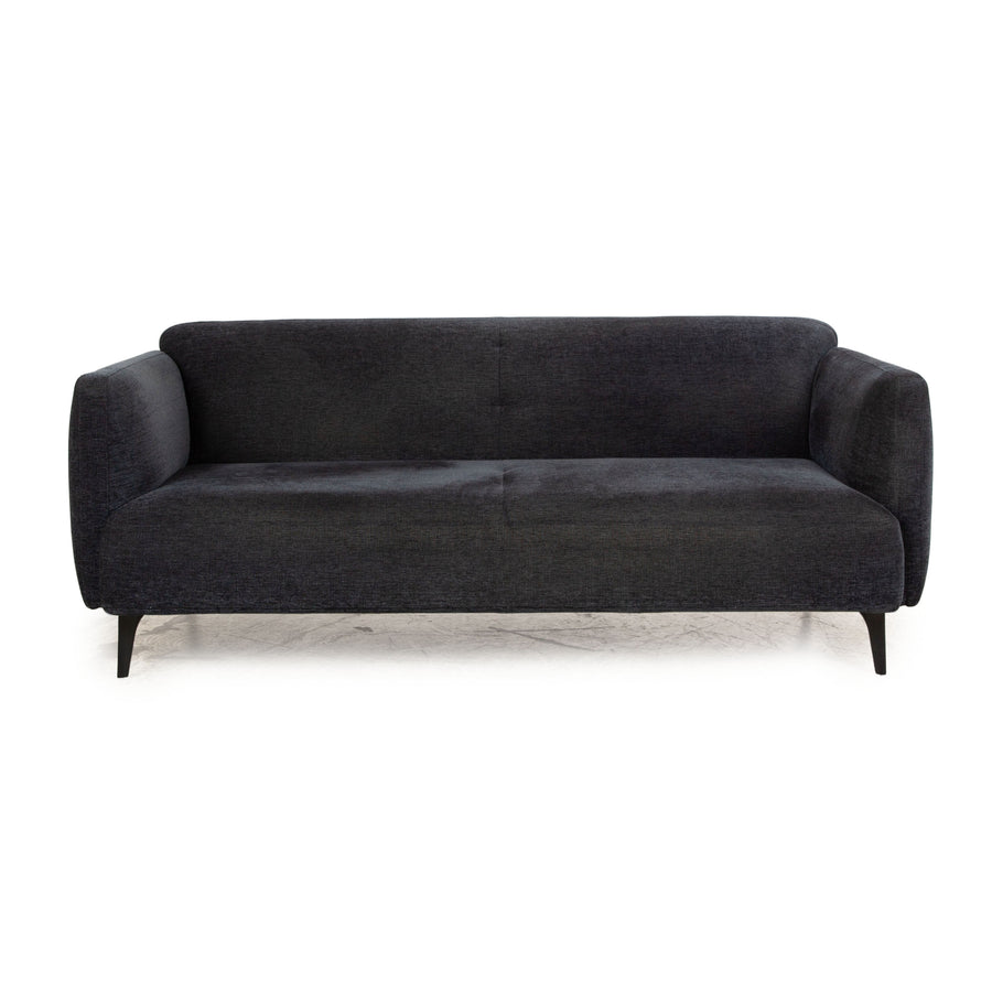 BoConcept Modena Fabric Three Seater Blue Sofa Couch