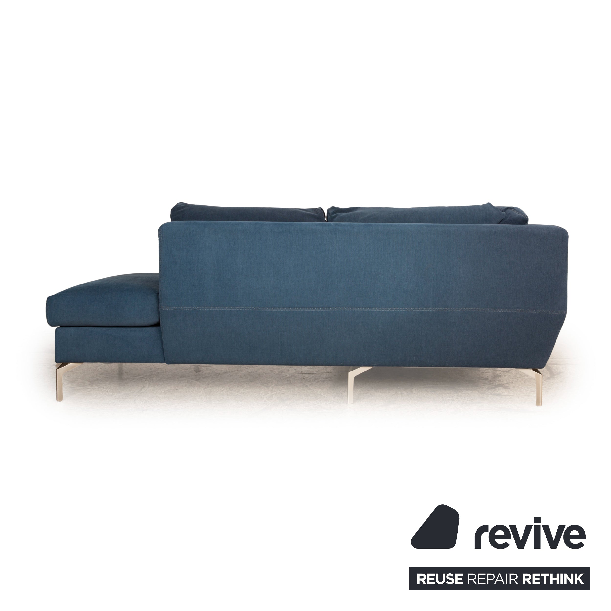 BoConcept Ecksofa Monaco Blau Stoff - 2. Hand - Revive.de