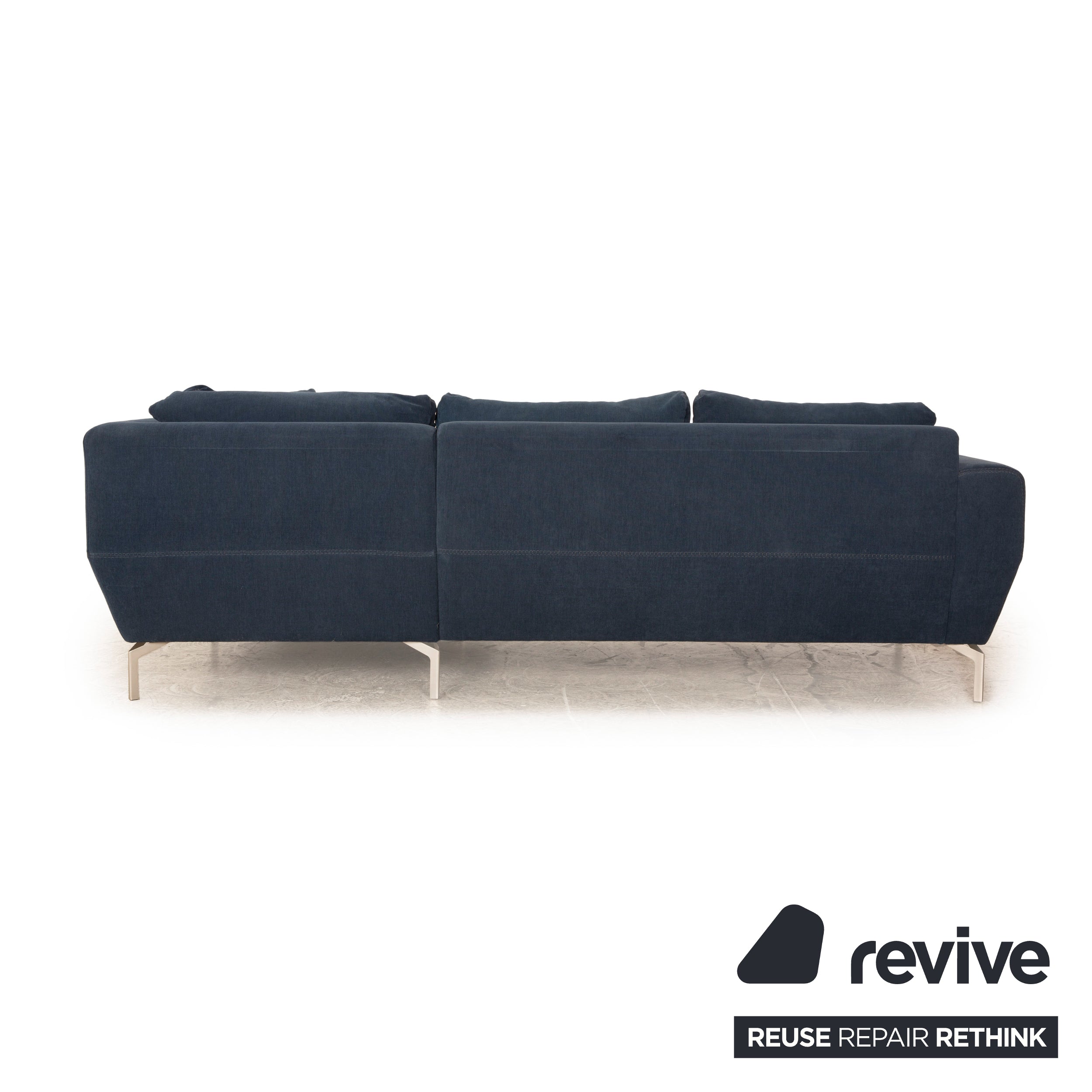 BoConcept Ecksofa Monaco Blau Stoff - 2. Hand - Revive.de