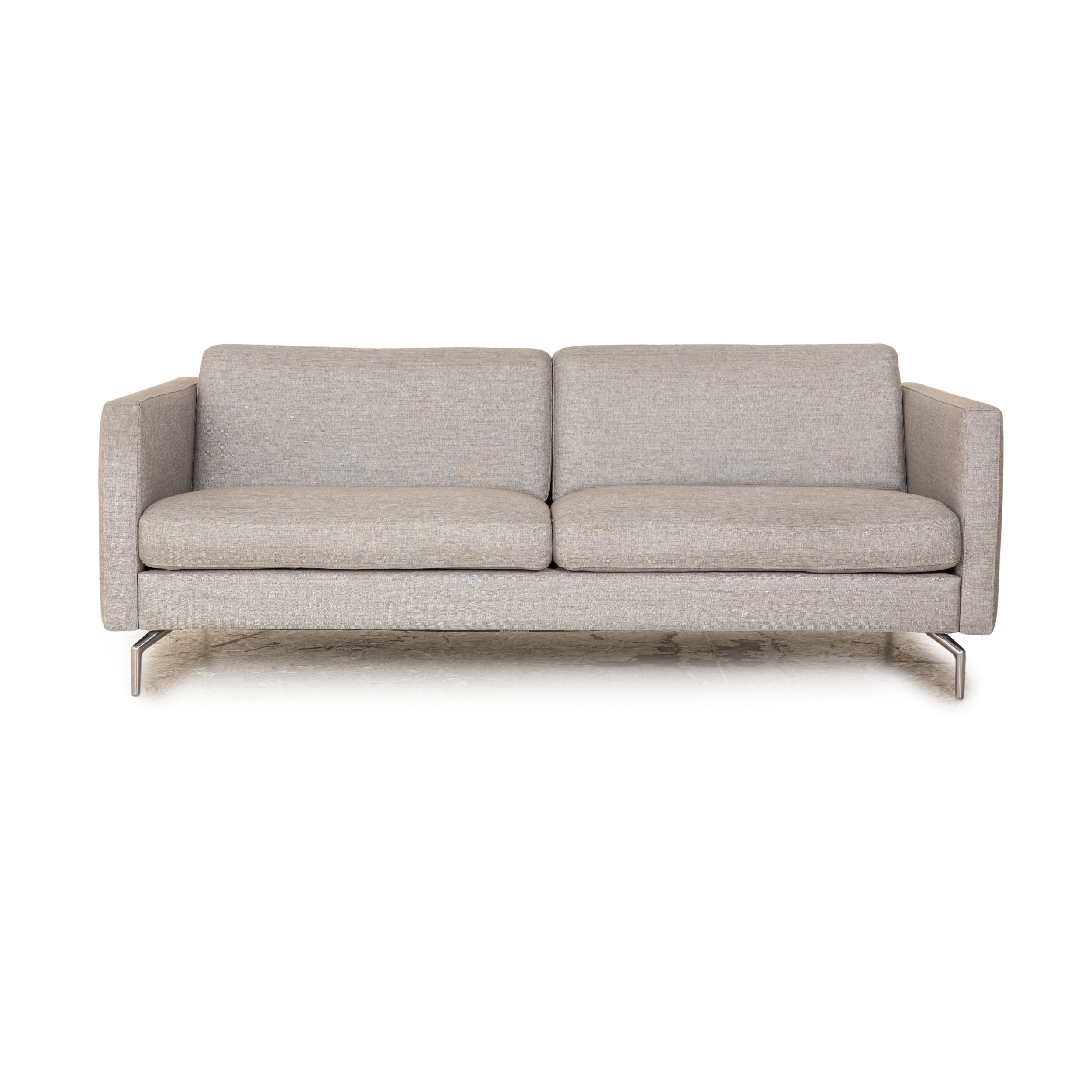 BoConcept Osaka Fabric Three Seater Gray Sofa Couch | Revive