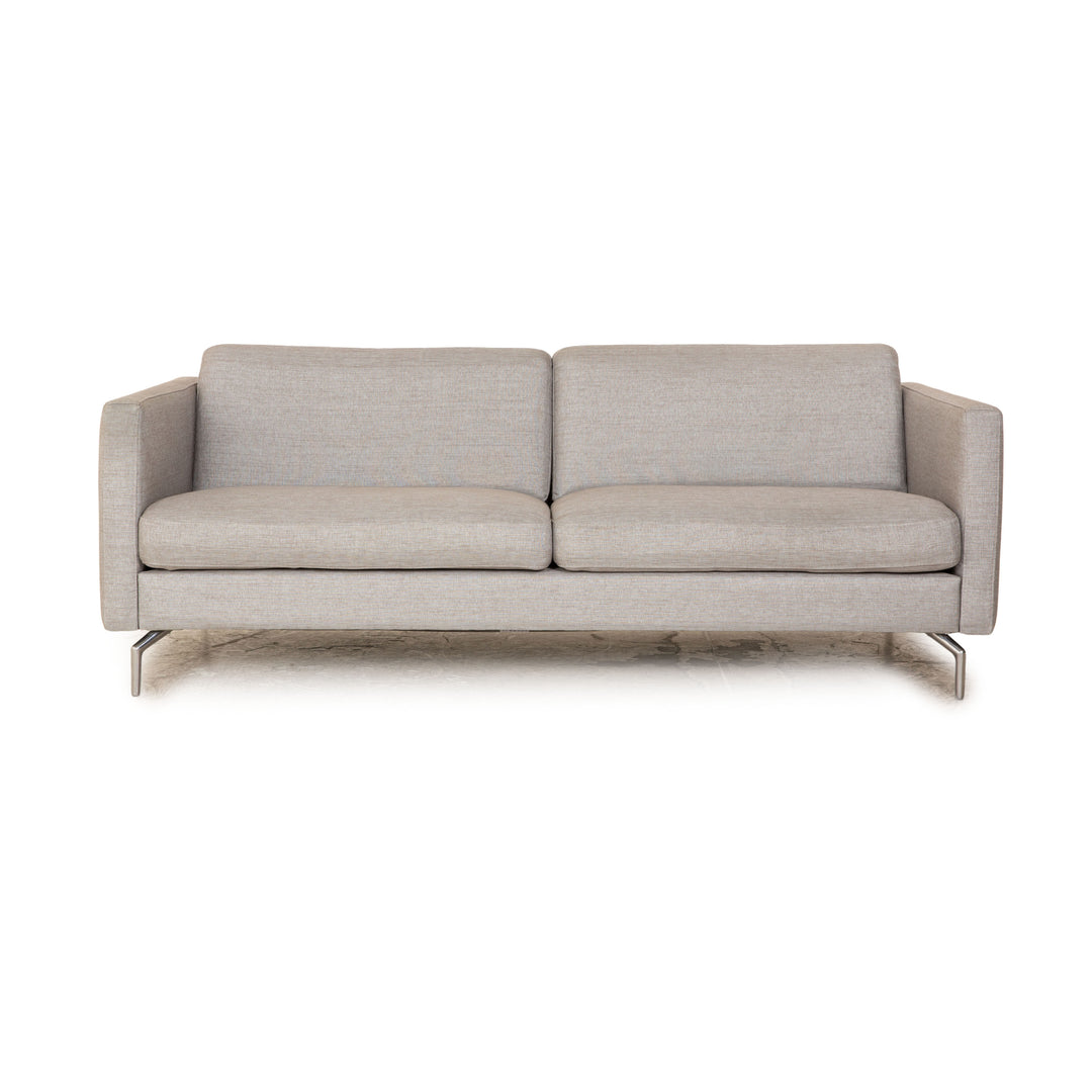 BoConcept Osaka Fabric Three Seater Gray Sofa Couch