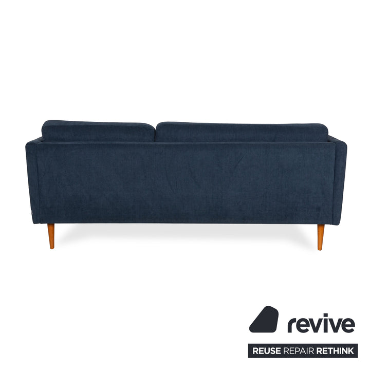 BoConcept Osaka Fabric Corner Sofa Blue Dark Blue Recamiere Right Sofa Couch