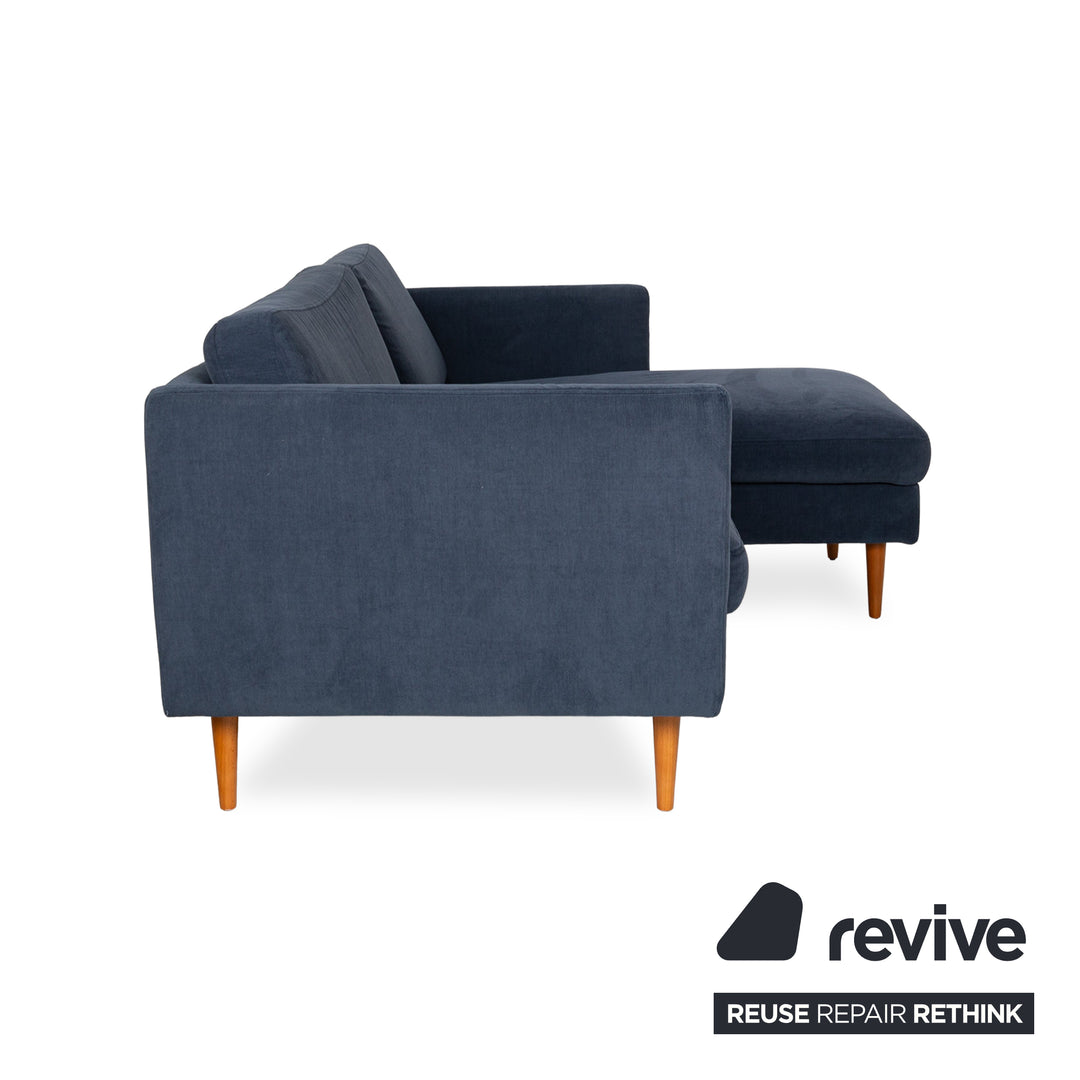 BoConcept Osaka Stoff Ecksofa	Blau Dunkelblau Recamiere Rechts Sofa Couch