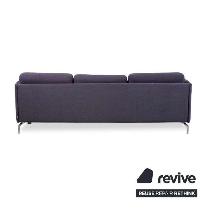 BoConcept Osaka Stoff Ecksofa Blau Lila Aubergine Sofa Couch