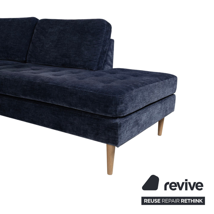BoConcept Osaka Stoff Ecksofa Blau Sofa Couch Kopfstützen manuelle Funktion
