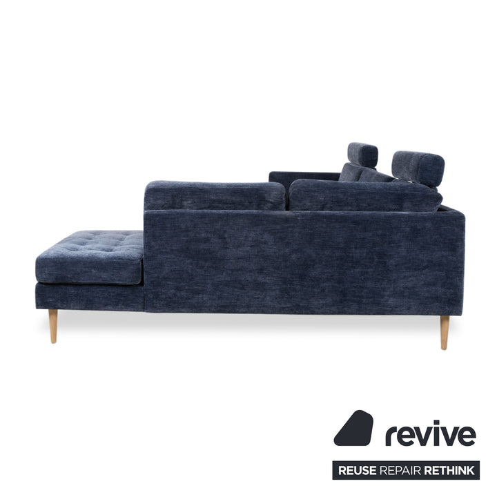 BoConcept Osaka Stoff Ecksofa Blau Sofa Couch Kopfstützen manuelle Funktion