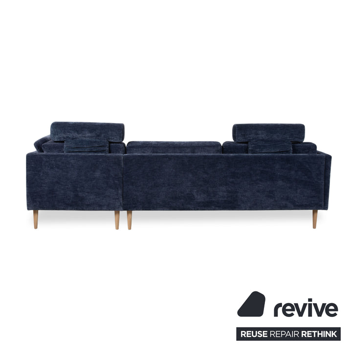 BoConcept Osaka Stoff Ecksofa Blau Sofa Couch Kopfstützen manuelle Funktion