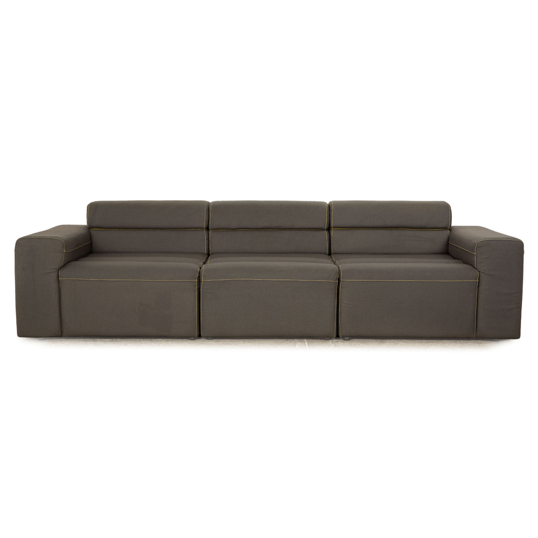 BoConcept Smartville Stoff Dreisitzer Grau Sofa Couch