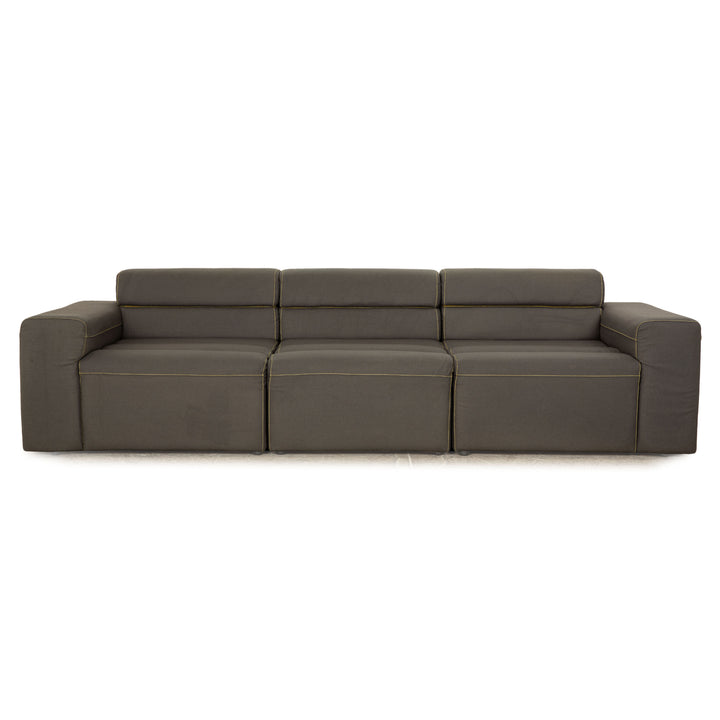 BoConcept Smartville Stoff Dreisitzer Grau Sofa Couch