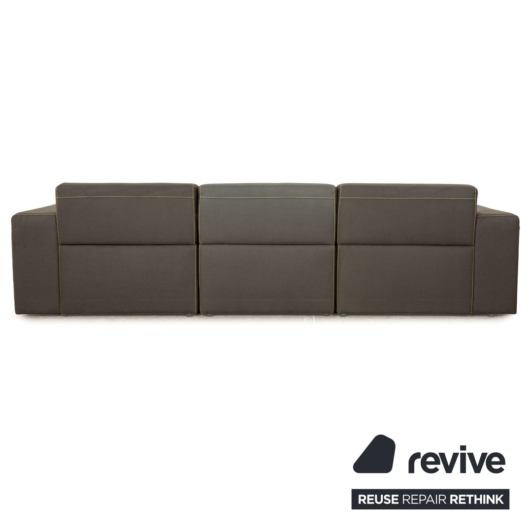 BoConcept Smartville Stoff Dreisitzer Grau Sofa Couch