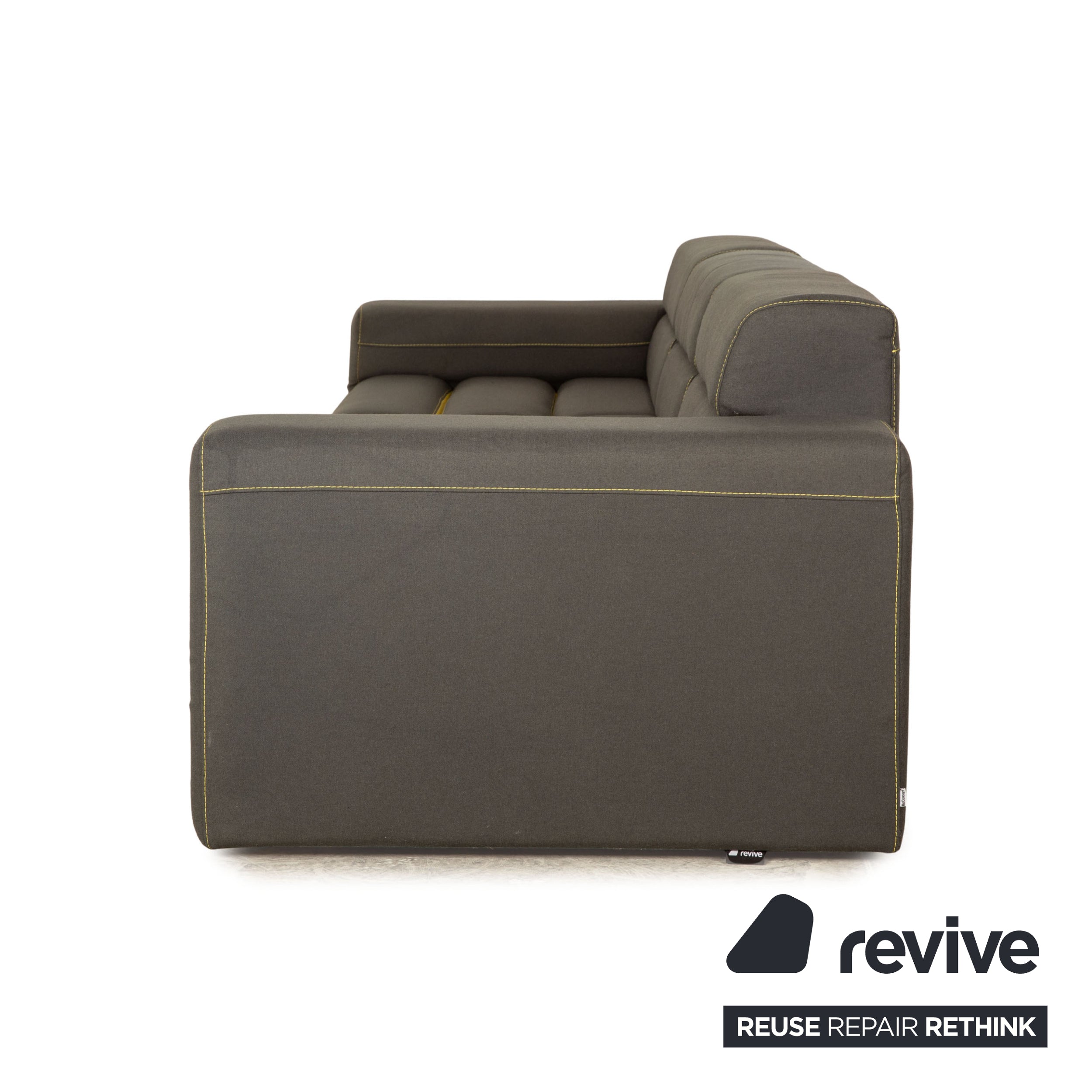 BoConcept Smartville Stoff Dreisitzer Grau Sofa Couch