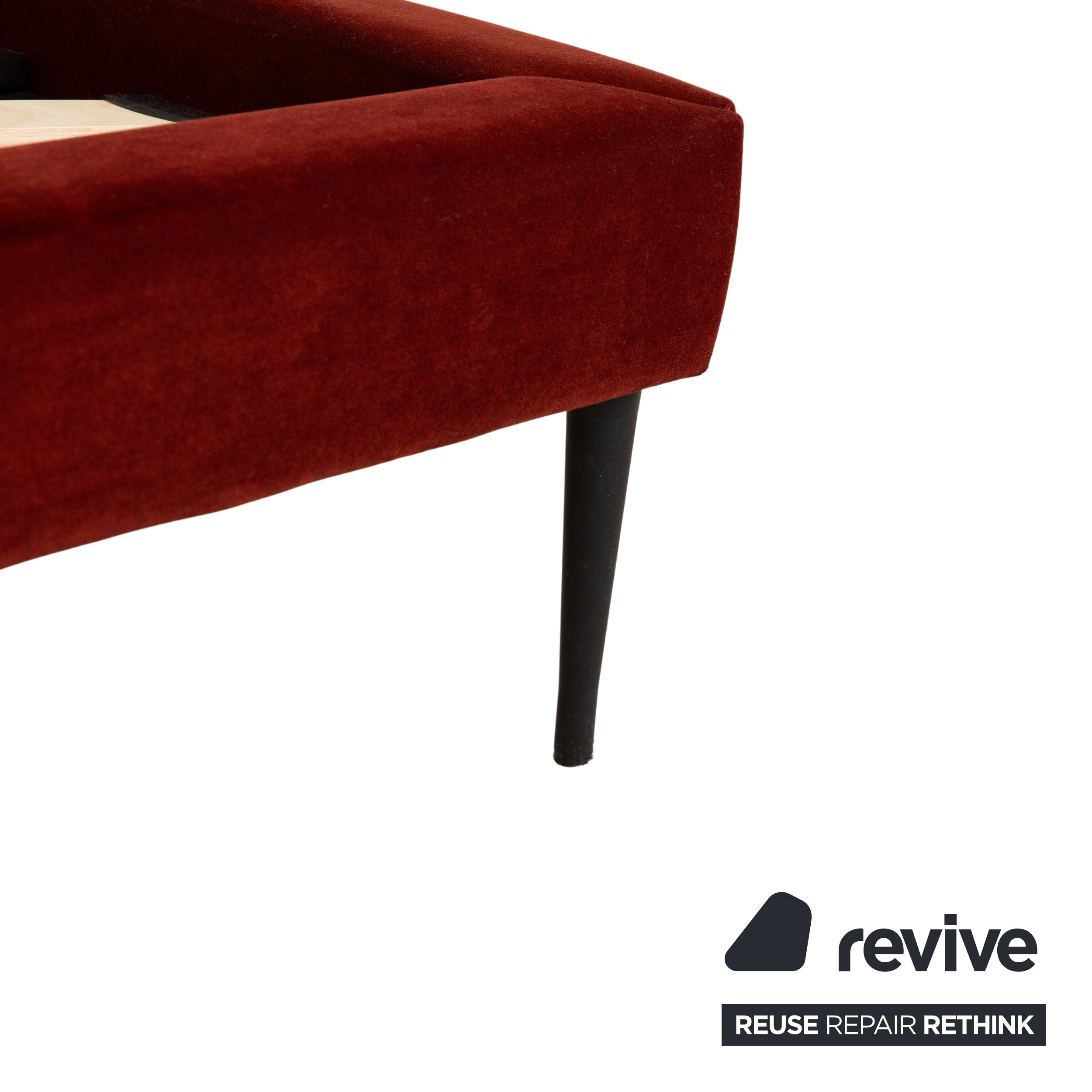 BoConcept Stoff Bett Rot 180x200