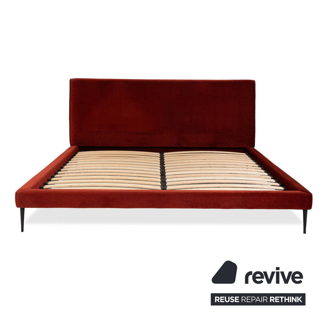BoConcept Stoff Bett Rot 180x200