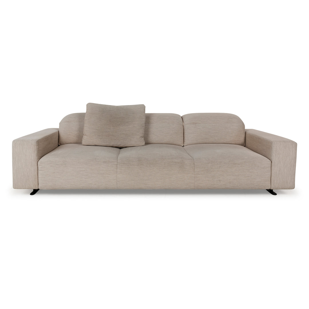 BoConcept Stoff Dreisitzer Beige Sofa Couch manuelle Funktion