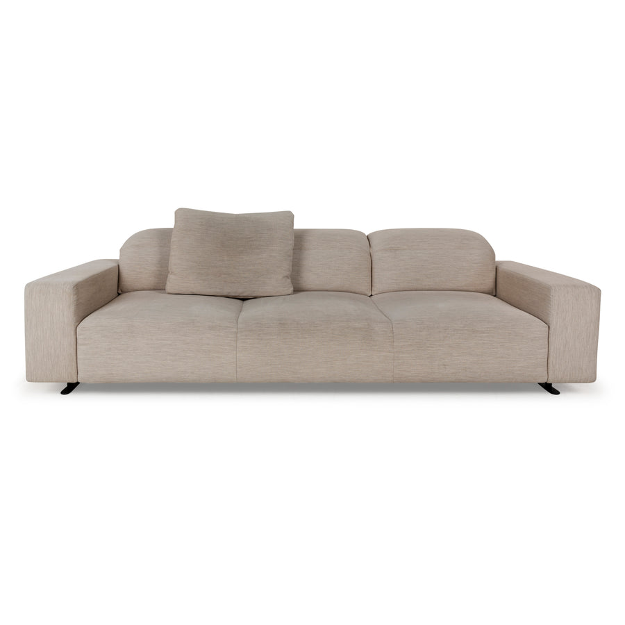 Canapé 3 places en tissu beige BoConcept avec fonction manuelle