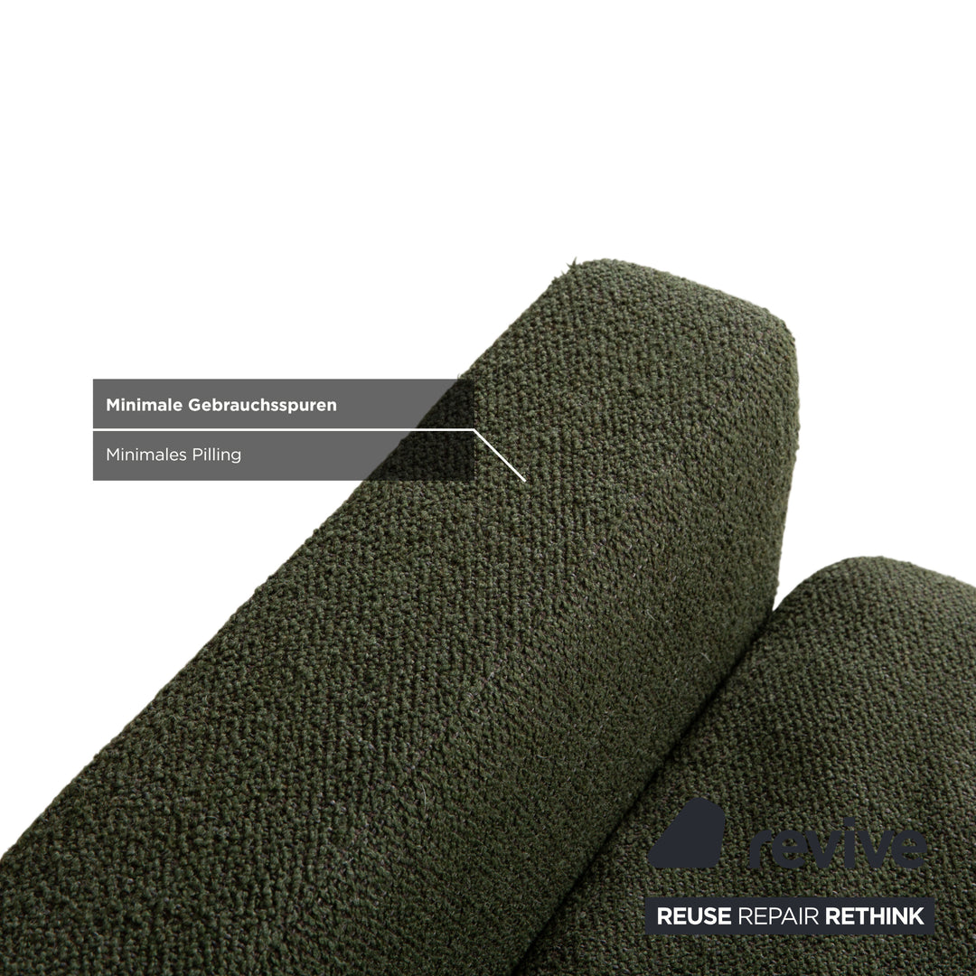 BoConcept Stoff Dreisitzer Grün Sofa Couch