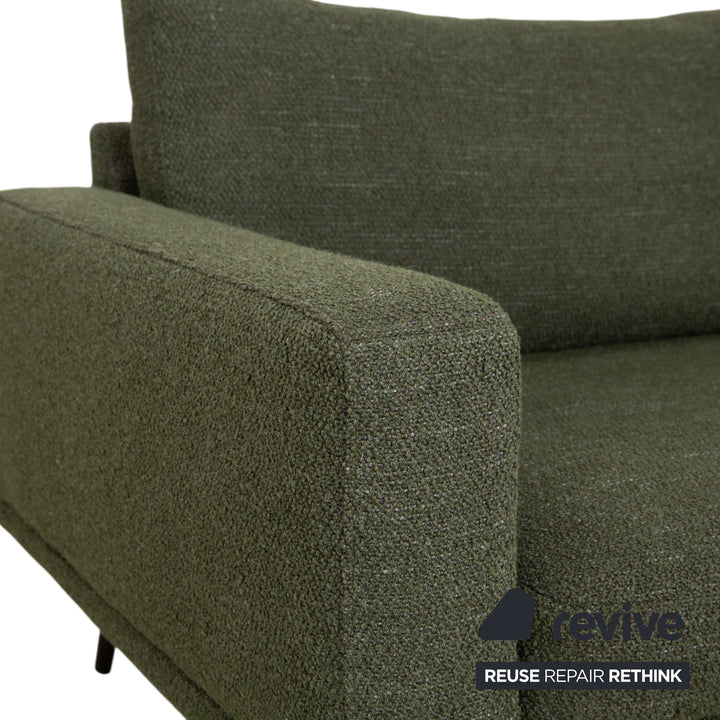 BoConcept Stoff Dreisitzer Grün Sofa Couch