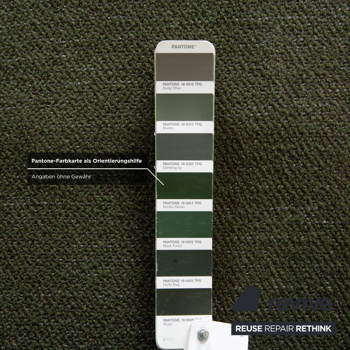 BoConcept Stoff Dreisitzer Grün Sofa Couch