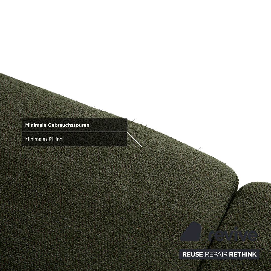 BoConcept Stoff Dreisitzer Grün Sofa Couch