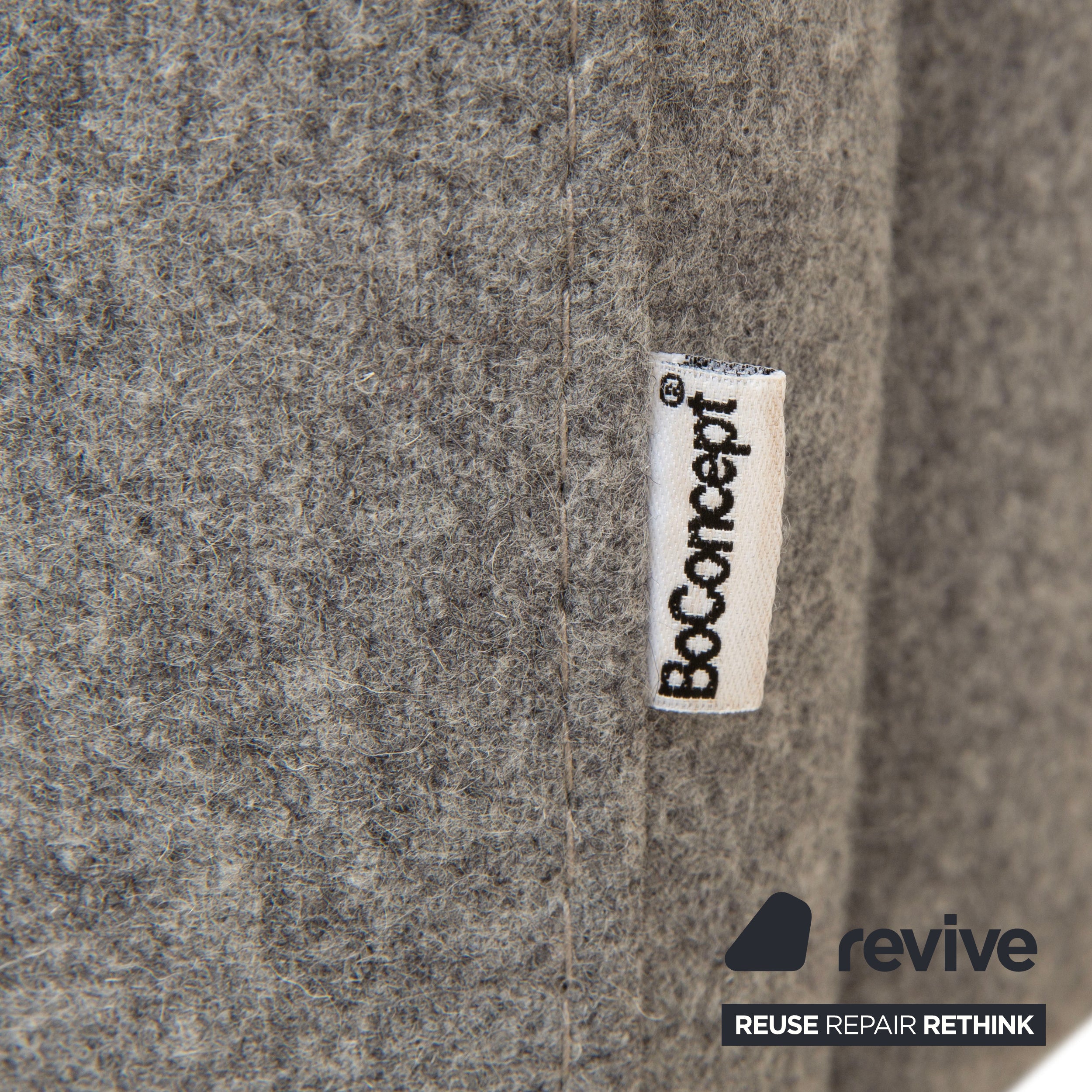 BoConcept Stoff Ecksofa Grau Sofa Couch