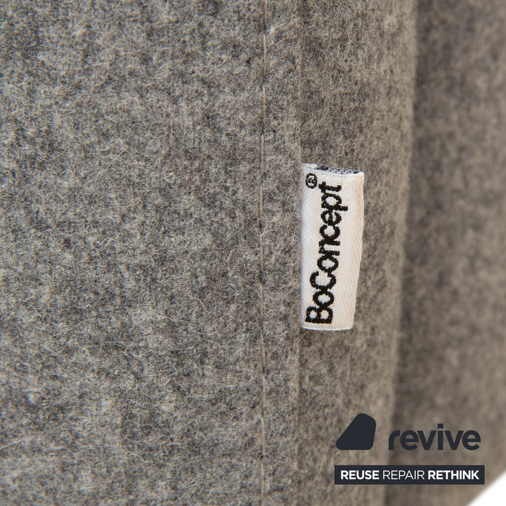 BoConcept Stoff Ecksofa Grau Sofa Couch