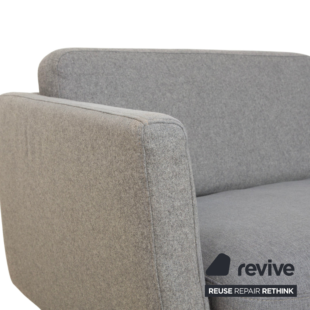 BoConcept Stoff Ecksofa Grau Sofa Couch