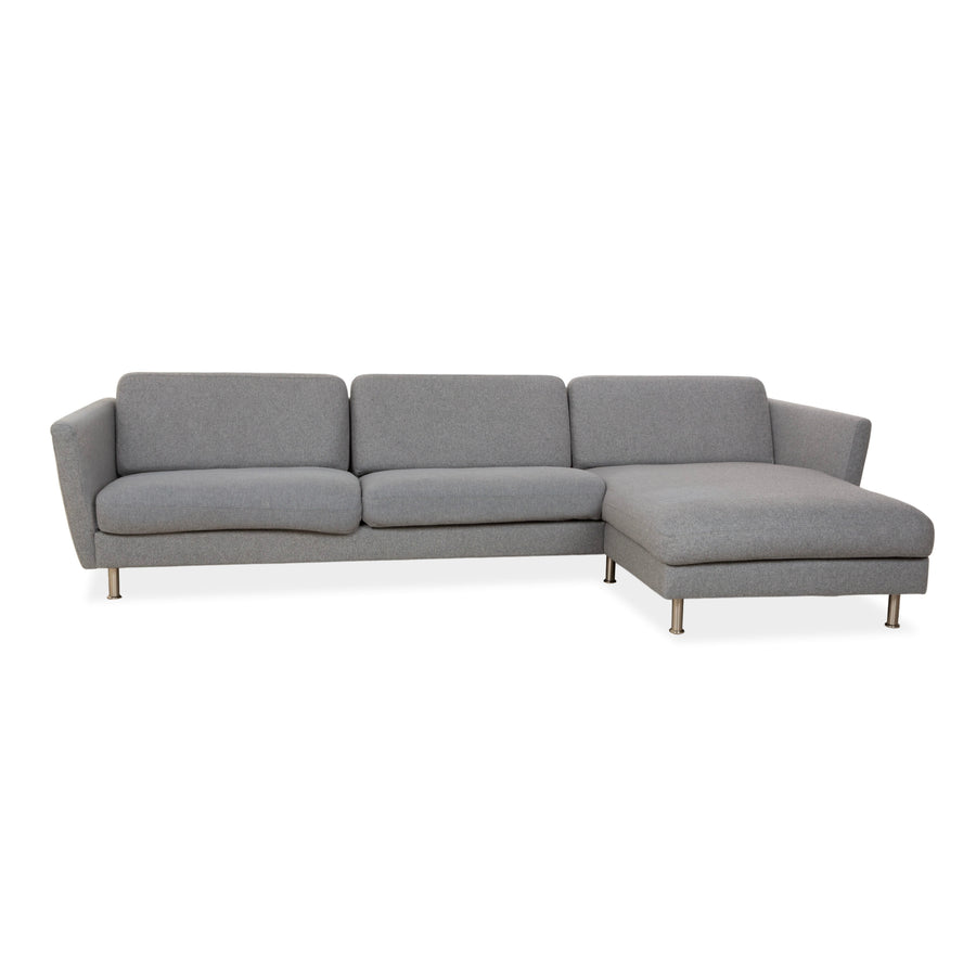 BoConcept Stoff Ecksofa Grau Sofa Couch
